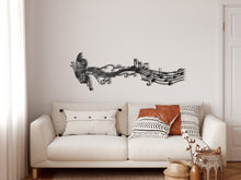 Görseli Galeri görüntüleyiciye yükleyin, Kelebek Müzik Metal Duvar Dekoru