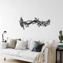 Görseli Galeri görüntüleyiciye yükleyin, Kelebek Müzik Metal Duvar Dekoru