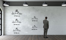 Görseli Galeri görüntüleyiciye yükleyin, EKG Kahve Metal Duvar Dekoru