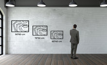 Görseli Galeri görüntüleyiciye yükleyin, Surat Metal Duvar Dekoru