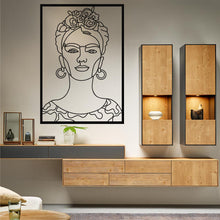 Görseli Galeri görüntüleyiciye yükleyin, Frida Kahlo Metal Duvar Dekoru