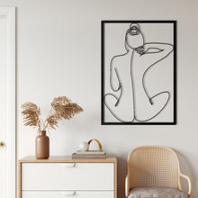 Görseli Galeri görüntüleyiciye yükleyin, Güzellik Sırt Metal Duvar Dekoru