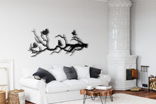 Görseli Galeri görüntüleyiciye yükleyin, Kuşlar ve Dal Metal Duvar Dekoru