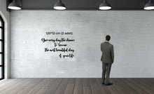 Görseli Galeri görüntüleyiciye yükleyin, Give Every Day The Chance Metal Duvar Dekoru