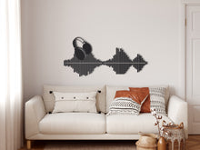 Görseli Galeri görüntüleyiciye yükleyin, Frekans Metal Duvar Dekoru