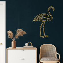 Görseli Galeri görüntüleyiciye yükleyin, Flamingo Metal Duvar Dekoru