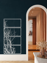 Görseli Galeri görüntüleyiciye yükleyin, Dikey Dallar Metal Duvar Dekoru