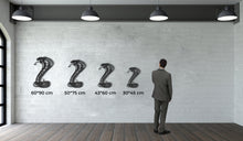 Görseli Galeri görüntüleyiciye yükleyin, Kobra Metal Duvar Dekoru