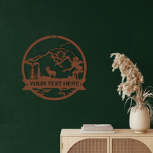 Görseli Galeri görüntüleyiciye yükleyin, Koç Metal Duvar Dekoru