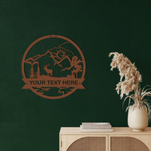 Görseli Galeri görüntüleyiciye yükleyin, Geyik Metal Duvar Dekoru