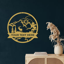 Görseli Galeri görüntüleyiciye yükleyin, Geyik Metal Duvar Dekoru