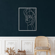 Görseli Galeri görüntüleyiciye yükleyin, Özel Line Metal Duvar Dekoru