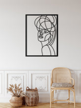 Görseli Galeri görüntüleyiciye yükleyin, Özel Line Metal Duvar Dekoru