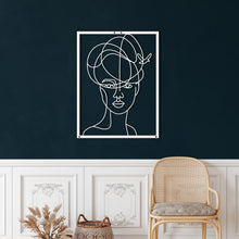 Görseli Galeri görüntüleyiciye yükleyin, Özel Line Kuşlu Metal Duvar Dekoru