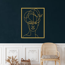 Görseli Galeri görüntüleyiciye yükleyin, Özel Line Kuşlu Metal Duvar Dekoru