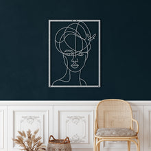 Görseli Galeri görüntüleyiciye yükleyin, Özel Line Kuşlu Metal Duvar Dekoru