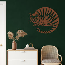 Görseli Galeri görüntüleyiciye yükleyin, Kedi Metal Duvar Dekoru