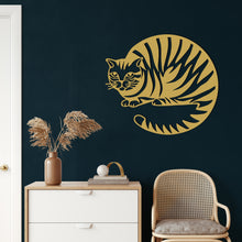 Görseli Galeri görüntüleyiciye yükleyin, Kedi Metal Duvar Dekoru