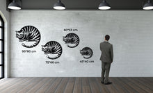 Görseli Galeri görüntüleyiciye yükleyin, Kedi Metal Duvar Dekoru