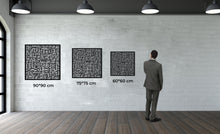 Görseli Galeri görüntüleyiciye yükleyin, Ayetel Kürsi Metal Duvar Dekoru