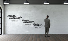 Görseli Galeri görüntüleyiciye yükleyin, Atlar Metal Duvar Dekoru