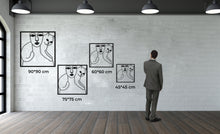 Görseli Galeri görüntüleyiciye yükleyin, Kedi ve Kadın Metal Duvar Dekoru