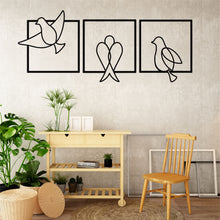 Görseli Galeri görüntüleyiciye yükleyin, Güvercinler Metal Duvar Dekoru