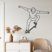 Görseli Galeri görüntüleyiciye yükleyin, Kaykaycı Metal Duvar Dekoru