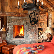 Görseli Galeri görüntüleyiciye yükleyin, Ayı Patisi Metal Duvar Dekoru