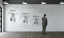 Görseli Galeri görüntüleyiciye yükleyin, Beyin ve Kalp Metal Duvar Dekoru