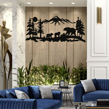 Görseli Galeri görüntüleyiciye yükleyin, Ayı Ailesi Metal Duvar Dekoru