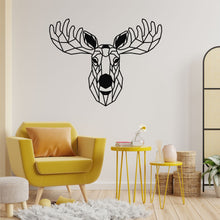 Görseli Galeri görüntüleyiciye yükleyin, Geyik Kafası Metal Duvar Dekoru