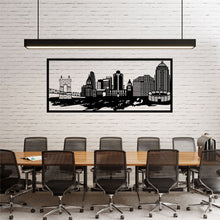 Görseli Galeri görüntüleyiciye yükleyin, Cincinati Ohio Metal Duvar Dekoru