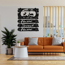 Görseli Galeri görüntüleyiciye yükleyin, Home Sweet Home Geyik Metal Duvar Dekoru