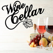 Görseli Galeri görüntüleyiciye yükleyin, Wine Cellar Metal Duvar Dekoru