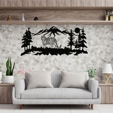 Görseli Galeri görüntüleyiciye yükleyin, Kaplan Metal Duvar Dekoru