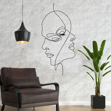 Görseli Galeri görüntüleyiciye yükleyin, Sırt Sırta Metal Duvar Dekoru