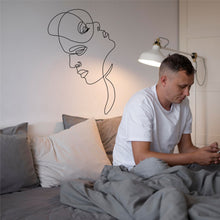 Görseli Galeri görüntüleyiciye yükleyin, Sırt Sırta Metal Duvar Dekoru