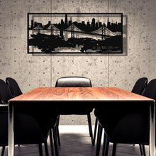 Görseli Galeri görüntüleyiciye yükleyin, San Francisco Metal Duvar Dekoru