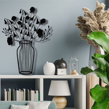 Görseli Galeri görüntüleyiciye yükleyin, Vazo 1 Metal Duvar Dekoru