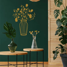 Görseli Galeri görüntüleyiciye yükleyin, Vazo 1 Metal Duvar Dekoru