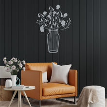 Görseli Galeri görüntüleyiciye yükleyin, Vazo 1 Metal Duvar Dekoru