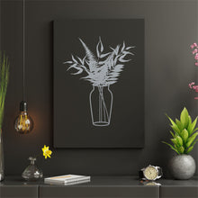 Görseli Galeri görüntüleyiciye yükleyin, Vazo 2 Metal Duvar Dekoru