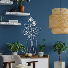 Görseli Galeri görüntüleyiciye yükleyin, Vazo 6 Metal Duvar Dekoru