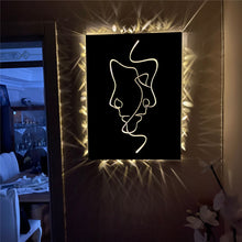 Görseli Galeri görüntüleyiciye yükleyin, İki Suret Metal Duvar Dekoru