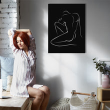 Görseli Galeri görüntüleyiciye yükleyin, Nu Erkek Metal Duvar Dekoru