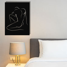 Görseli Galeri görüntüleyiciye yükleyin, Nu Erkek Metal Duvar Dekoru