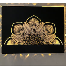 Görseli Galeri görüntüleyiciye yükleyin, Yarım Mandala Metal Duvar Dekoru
