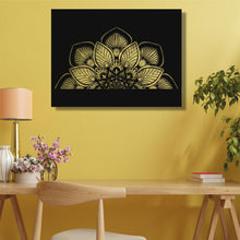 Görseli Galeri görüntüleyiciye yükleyin, Yarım Mandala Metal Duvar Dekoru