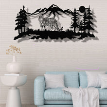 Görseli Galeri görüntüleyiciye yükleyin, Kaplan Metal Duvar Dekoru